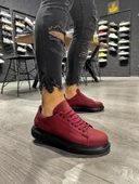 Knack Yüksek Taban Günlük Ayakkabı 045 Bordo (Siyah Taban) thumbnail 1