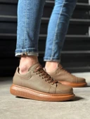 Knack Yüksek Taban Günlük Ayakkabı Tırtıklı 041 Taba thumbnail 1