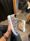 Knack Yüksek Taban Renkli Baskılı Günlük Ayakkabı 046 Gri thumbnail 2