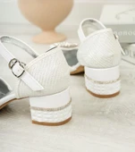 Sedef Simli Taşlı Kız Çocuk Abiye - 2