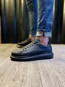 Knack Yüksek Taban Günlük Ayakkabı 044 KAPİTONE Siyah (Siyah Taban) thumbnail 4