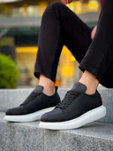 Knack Günlük Ayakkabı 814 Siyah (Beyaz Taban) thumbnail 1