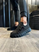 Knack Yüksek Taban Günlük Ayakkabı 1025 Siyah (Siyah Taban) - 1