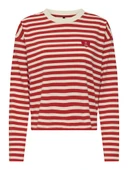 Only Lıvına Çizgili Kadın Sweat 15359682 - 7