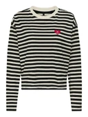 Only Lıvına Çizgili Kadın Sweat 15359682 - 6