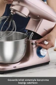 Karaca  Multichef Stand Mikser Rosegold Mutfak Şefi 1900w 5,5l Kıyma Çekme Sucuk-sosis Içli Köfte Ap. thumbnail 8