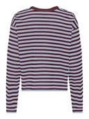 Only Lıvına Çizgili Kadın Sweat 15359682 - 2