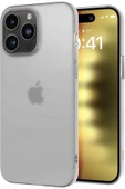 DF ONLINE LABS Buff iPhone 15 Pro ile Uyumlu Slimfy İnce Saydam Kılıf (Şeffaf) 101715 - 1