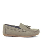 Rakerplus Kum Bej Cırtlı Erkek Çocuk Makosen Ayakkabı thumbnail 3