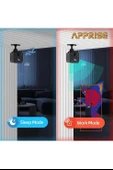 Mini Pır Sensörlü Algılamalı Sesli Konuşmalı 1080p Hd Wifi Kamera - 4