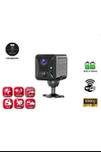 Mini Pır Sensörlü Algılamalı Sesli Konuşmalı 1080p Hd Wifi Kamera - 1