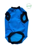 Gobo Beyaz Maymun Aksesuarlı Mavi Kedi Köpek Kıyafeti Elbisesi XXLarge/XXL/Beden 5 - 3