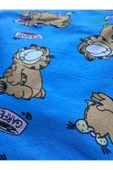Goboticaret Garfield Desenli Mavi Kedi Köpek Kıyafeti Elbisesi Medium/M/Beden 2 - 4
