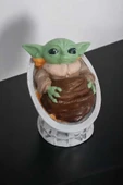 Gobo Bebek Yoda Dekoratif Figür Obje 8x10 cm - 3