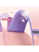 Relaxion 1460 Açık Pembe Mavi İthal Kore Tarzı Unisex Çocuk İlkokul Sırt Çantası - 3
