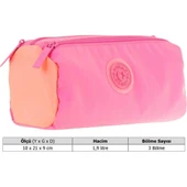 Kaukko Quıck 3 Bölmeli Kalem Çantası (pınk) - 3