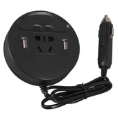 Olesson 1667 DC 12-24V 150W Oto Araç Power İnverter Çift TYPE-C - Çift USB - 220V Üniversal Priz Girişli - 3