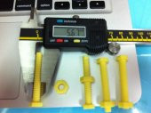 40Mm Uzun Vida, 7/16 İnç Somun Plastik Aparat - 6