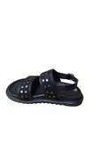 Shoes Kadın Düz Kalın Taban Kopçalı Sandalet - 5