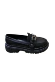 miçe shoes Kadın Kalın Taban Tokalı Babet - 1