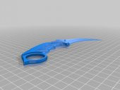 Csgo Karambit 2 Parça Plastik Aparat - 2