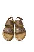 Shoes Kadın Düz Kalın Taban Kopçalı Sandalet - 9