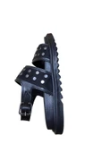 Shoes Kadın Düz Kalın Taban Kopçalı Sandalet - 3