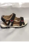 güven kundura Erkek Çocuk Kahverengi Ortopedik Sandalet thumbnail 4