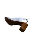 miçe shoes Kadın Fileli Kalın Topuklu Yazlık Ayakkabı - 3