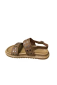 Shoes Kadın Düz Kalın Taban Kopçalı Sandalet - 12