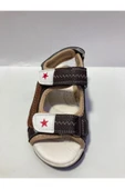 güven kundura Erkek Çocuk Kahverengi Ortopedik Sandalet thumbnail 2
