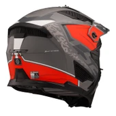 LS2 DRIFTER DEVOR MAT GRİ-TITANIUM-KIRMIZI KASK (ÖN ÇENE ÇIKARILABİLİR) thumbnail 5