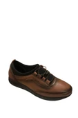 Fastbrandshoes Kadın Düz Taban Hakiki Deri Sport Ayakkabı - 1