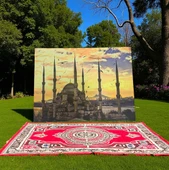 İBİCO ( BÜYÜK ) ( LED IŞIKLI ) ( 64X84CM ) KANVAS TABLO - 7