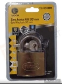 TUDOR ASMA KİLİT SARI 50 MM VKM TD-S50MM - 1