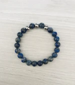 MK TASARIM Gerçek Lapis Lazuli Taşı Bileklik Mk.013.005 thumbnail 1