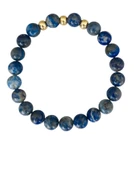 MK TASARIM GERÇEK LAPİS LAZULİ TAŞI BİLEKLİK MKT49004 thumbnail 1