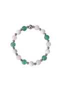 MK TASARIM GERÇEK AVENTURİN, AYTAŞI, PEMBE KUVARS TAŞI BİLEKLİK MKT45001 thumbnail 5