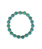 MK TASARIM GERÇEK TURKUAZ TAŞI BİLEKLİK MKT55001 thumbnail 1