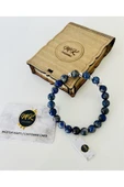 GERÇEK LAPİS LAZULİ TAŞI BİLEKLİK | ÖZEL KUTUSUNDA | MÜŞTERİ KARTLI MK.200.2 thumbnail 4