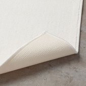 40x60 cm Banyo Paspası Beyaz İnce 40x60 cm Banyo Paspas Kaydırmaz - 1