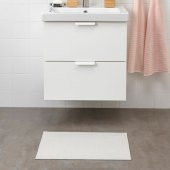 40x60 cm Banyo Paspası Beyaz İnce 40x60 cm Banyo Paspas Kaydırmaz - 3