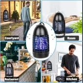 Fyc Elektrikli Böcek Öldürücü, Böcek Tuzağı Sinek Lambası, Uv Işıklı, Sivrisinek Lambası, Temizlik Fırçası, Sivrisinek K - 5