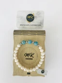 MK TASARIM GERÇEK İNCİ GERÇEK VARİSİT TAŞI BİLEKLİK MKT42003 thumbnail 1