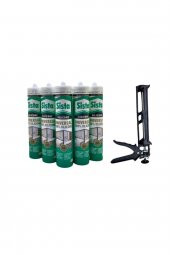 Sista Şeffaf Silikon 280 ml X 5li Set Plastik Silikon Tabancası - 1