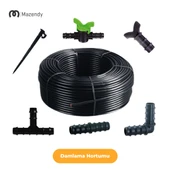 16 mm 300 Metre 40 cm Damlama Sulama Hortumu Seti 22’li Set thumbnail 2