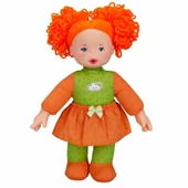 30012 Gökkuşağı Bebekleri 35 cm -Turuncu Saçlı Yeşil Elbiseli - 2