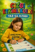Okul Öncesi Çizgi Alıştırmaları YAZ-SİL Kitabı thumbnail 1