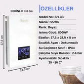 Shofbi SH-3B Dijital Akıllı Şofben - 4