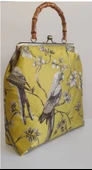 Bambu Saplı Nakışlı Bag - 4